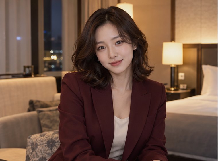 인계동 마음웰빙 움직임 관리 안내 카드의 서로 다른 20대 성인 한국 여성 모델